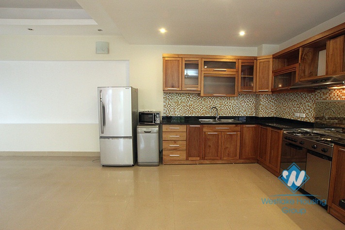 Unfurnished house with swimming pool for rent in Westlake area, Hanoi
